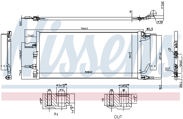 NISSENS 940759 Condensatore, Climatizzatore-Condensatore, Climatizzatore-Ricambi Euro