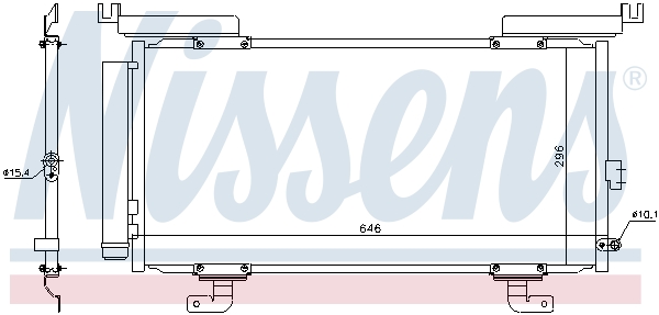 NISSENS 940794 Condensatore, Climatizzatore-Condensatore, Climatizzatore-Ricambi Euro