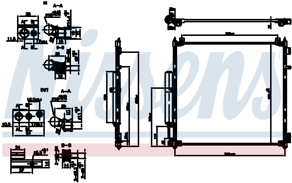 NISSENS 941164 Condensatore, Climatizzatore