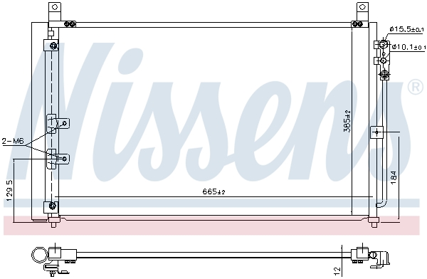 NISSENS 941173 Condensatore, Climatizzatore