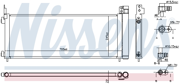 NISSENS 941179 Condensatore, Climatizzatore