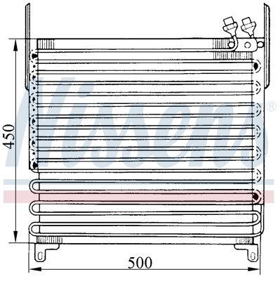 NISSENS 94144 Condensatore, Climatizzatore-Condensatore, Climatizzatore-Ricambi Euro