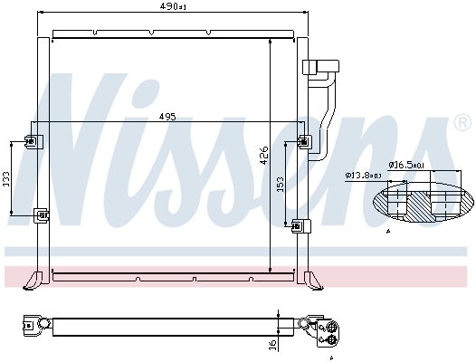 NISSENS 94157 Condensatore, Climatizzatore-Condensatore, Climatizzatore-Ricambi Euro