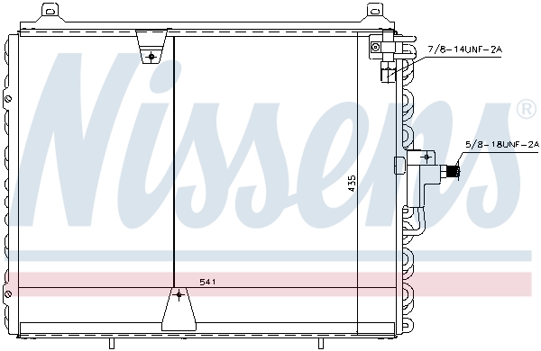 NISSENS 94162 Condensatore, Climatizzatore