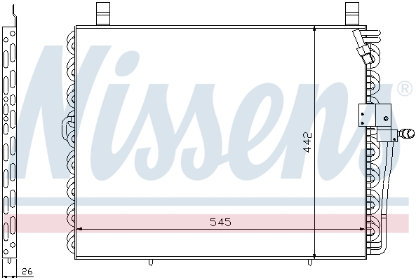 NISSENS 94176 Condensatore, Climatizzatore