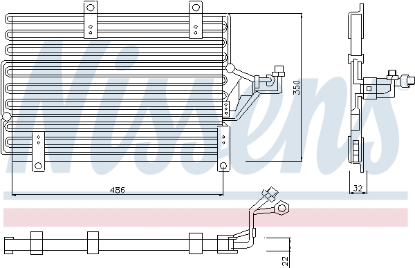 NISSENS 94215 Condensatore, Climatizzatore