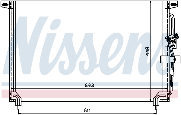 NISSENS 94232 Condensatore, Climatizzatore