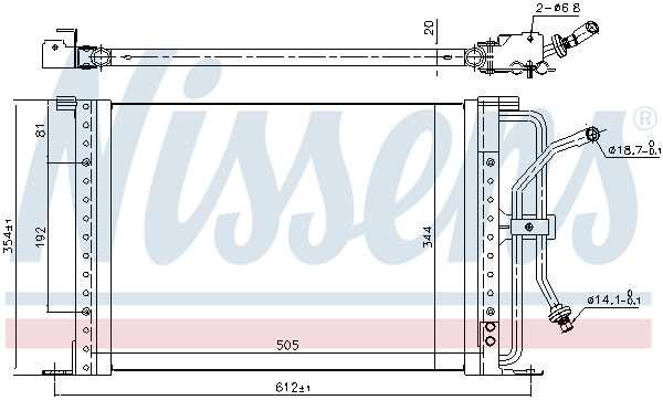 NISSENS 94277 Condensatore, Climatizzatore-Condensatore, Climatizzatore-Ricambi Euro