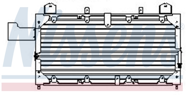 NISSENS 94318 Condensatore, Climatizzatore