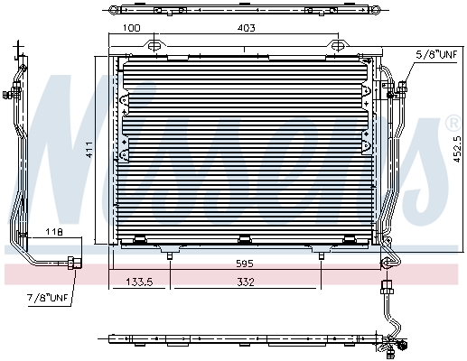 NISSENS 94376 Condensatore, Climatizzatore-Condensatore, Climatizzatore-Ricambi Euro