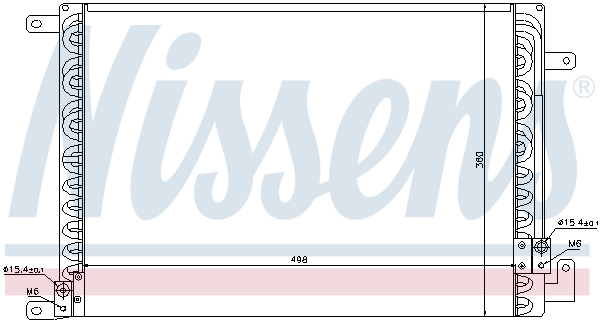 NISSENS 94391 Condensatore, Climatizzatore