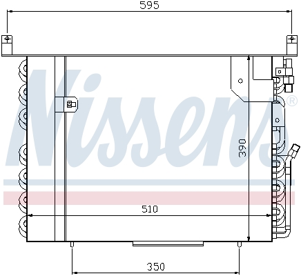 NISSENS 94402 Condensatore, Climatizzatore