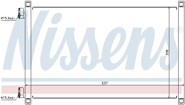 NISSENS 94533 Condensatore, Climatizzatore-Condensatore, Climatizzatore-Ricambi Euro