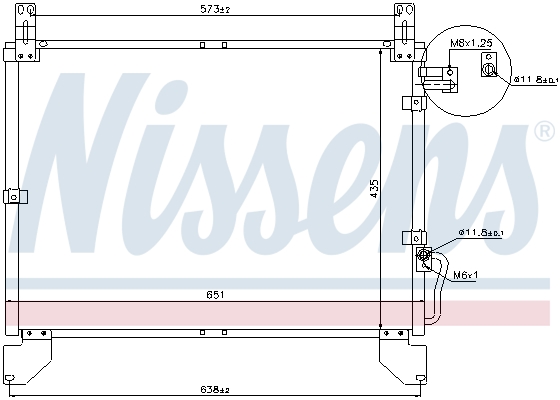 NISSENS 94642 Condensatore, Climatizzatore-Condensatore, Climatizzatore-Ricambi Euro