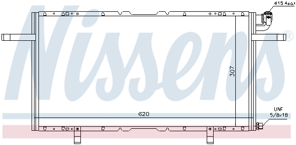 NISSENS 94686 Condensatore, Climatizzatore