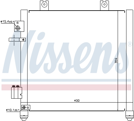 NISSENS 94739 Condensatore, Climatizzatore-Condensatore, Climatizzatore-Ricambi Euro