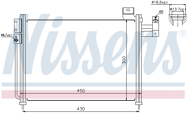 NISSENS 94766 Condensatore, Climatizzatore-Condensatore, Climatizzatore-Ricambi Euro