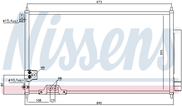 NISSENS 94788 Condensatore, Climatizzatore-Condensatore, Climatizzatore-Ricambi Euro