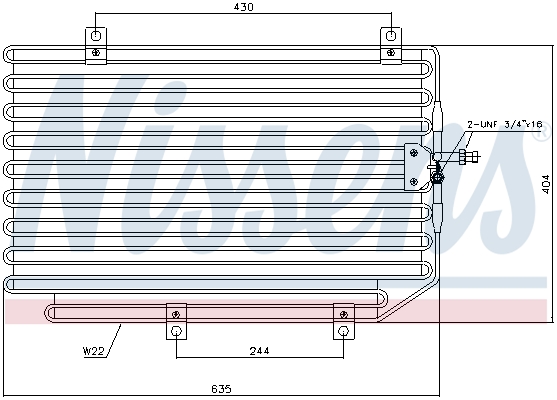 NISSENS 94816 Condensatore, Climatizzatore-Condensatore, Climatizzatore-Ricambi Euro