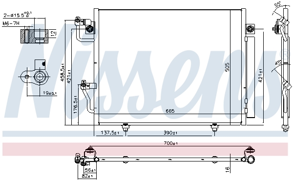 NISSENS 94864 Condensatore, Climatizzatore-Condensatore, Climatizzatore-Ricambi Euro