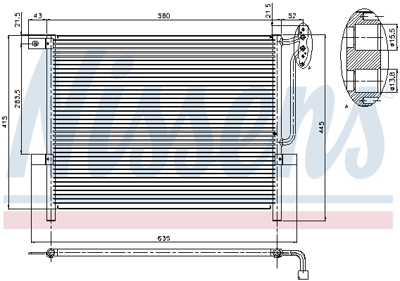 NISSENS 94894 Condensatore, Climatizzatore-Condensatore, Climatizzatore-Ricambi Euro