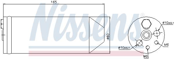 NISSENS 95070 Essiccatore, Climatizzatore-Essiccatore, Climatizzatore-Ricambi Euro