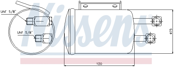 NISSENS 95106 Essiccatore, Climatizzatore