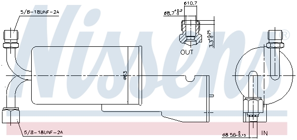 NISSENS 95120 Essiccatore, Climatizzatore-Essiccatore, Climatizzatore-Ricambi Euro