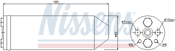 NISSENS 95191 Essiccatore, Climatizzatore