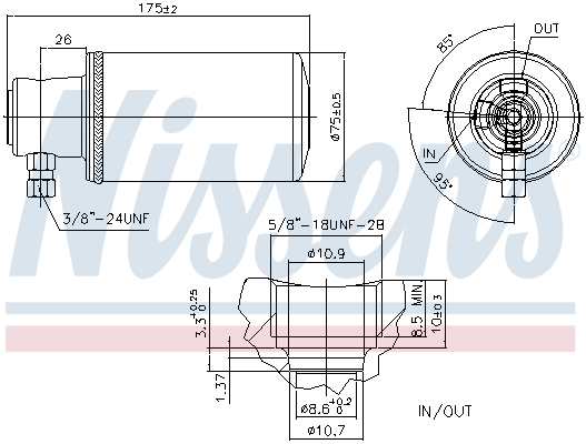 NISSENS 95229 Essiccatore, Climatizzatore