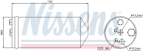 NISSENS 95325 Essiccatore, Climatizzatore