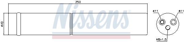 NISSENS 95421 Essiccatore, Climatizzatore