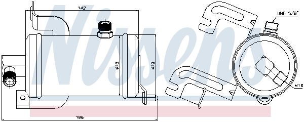 NISSENS 95474 Essiccatore, Climatizzatore-Essiccatore, Climatizzatore-Ricambi Euro