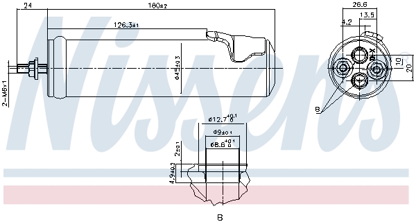 NISSENS 95565 Essiccatore, Climatizzatore