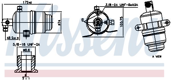 NISSENS 95763 Filtre...