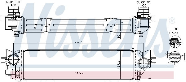 NRF 30838 Intercooler