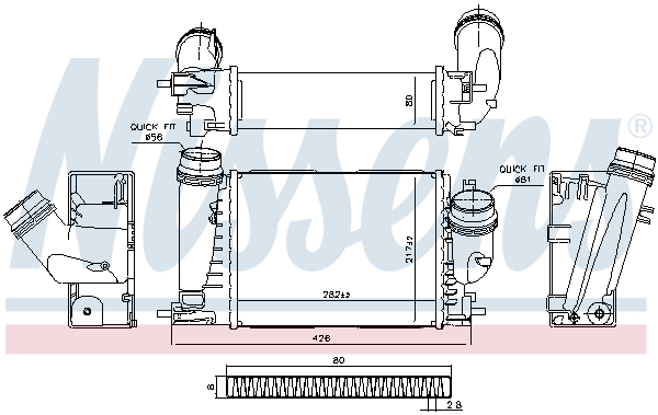 NRF 30968 Intercooler