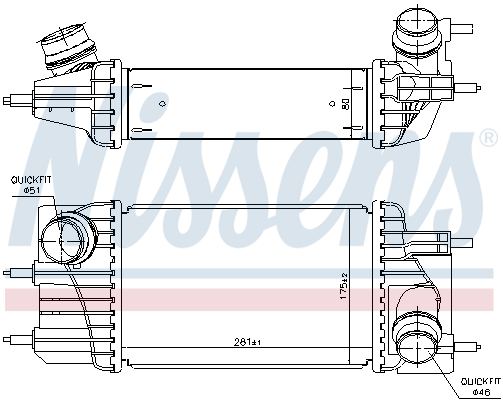 NISSENS 961433 Intercooler