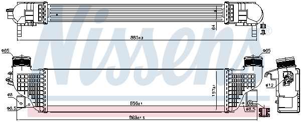 NISSENS 961463 Intercooler-Intercooler-Ricambi Euro