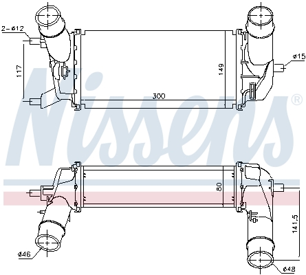 NISSENS 961486 Intercooler