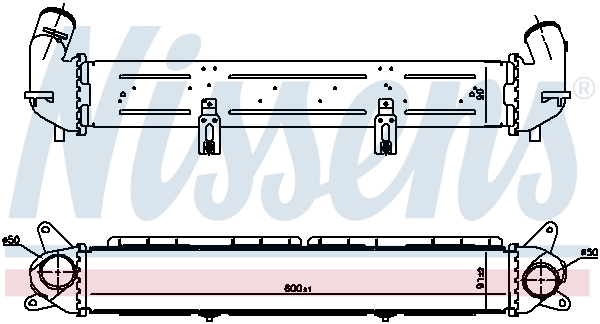 NISSENS 96563 Intercooler