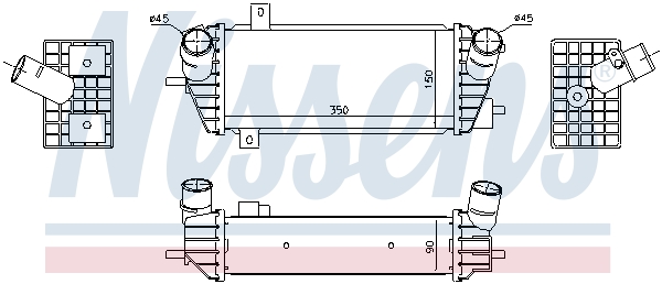 NISSENS 961493 Intercooler-Intercooler-Ricambi Euro