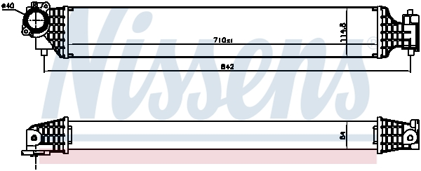 NISSENS 961527 Intercooler