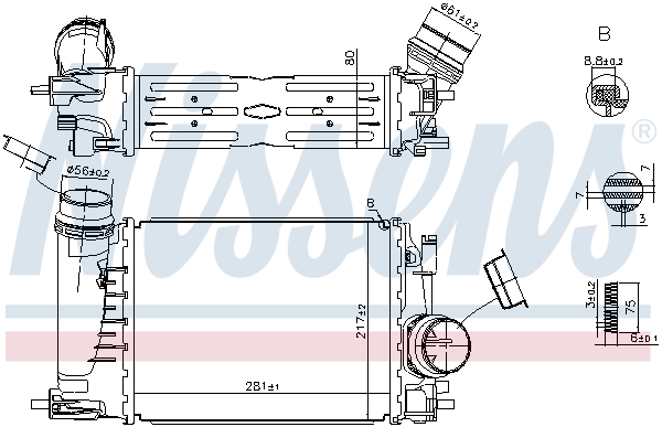 VAN WEZEL 17004271 Intercooler
