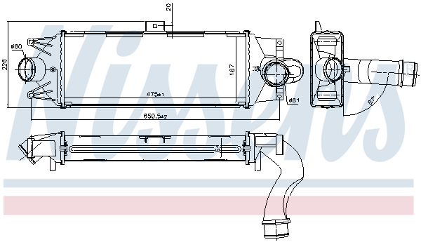 NISSENS 96202 Intercooler-Intercooler-Ricambi Euro