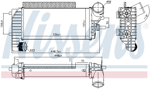 NISSENS 96251 Intercooler-Intercooler-Ricambi Euro