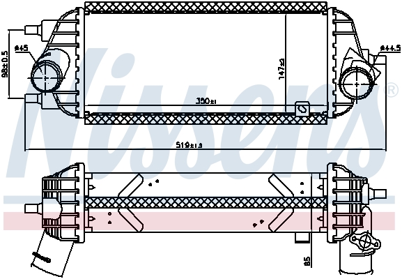 NISSENS 96309 Intercooler-Intercooler-Ricambi Euro