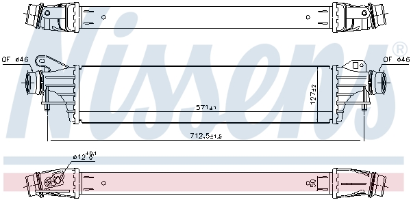 NISSENS 96310 Intercooler