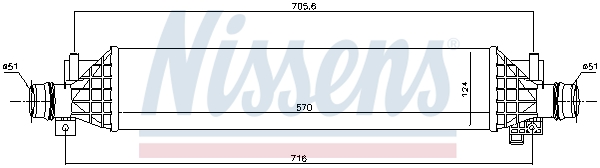 NISSENS 96375 Intercooler