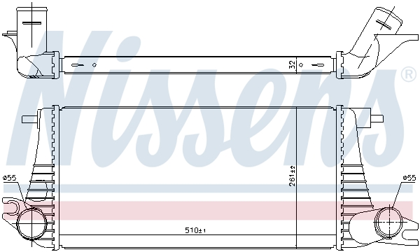 NISSENS 96393 Intercooler-Intercooler-Ricambi Euro